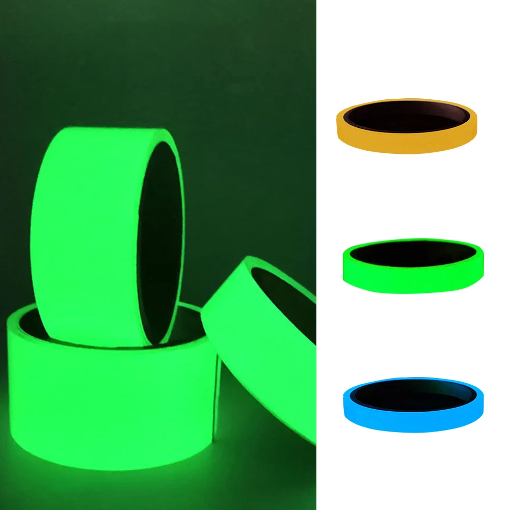 Ultra-Bright Glow Tape 9.8 FT Length Glow In The Dark Tape Strong Adhesive Waterproof Glow In The Dark Tape For Safety Decor