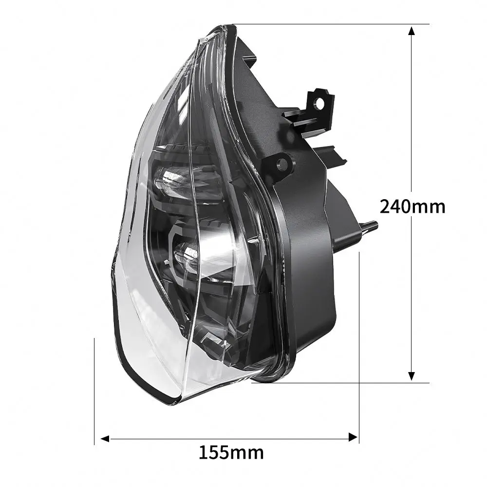 Motorcycle Front Headlight Hi Lo Beams DRL Headlamps for S1000RR S1000 S 1000RR S 1000 RR 2015-2018 10-14V DC