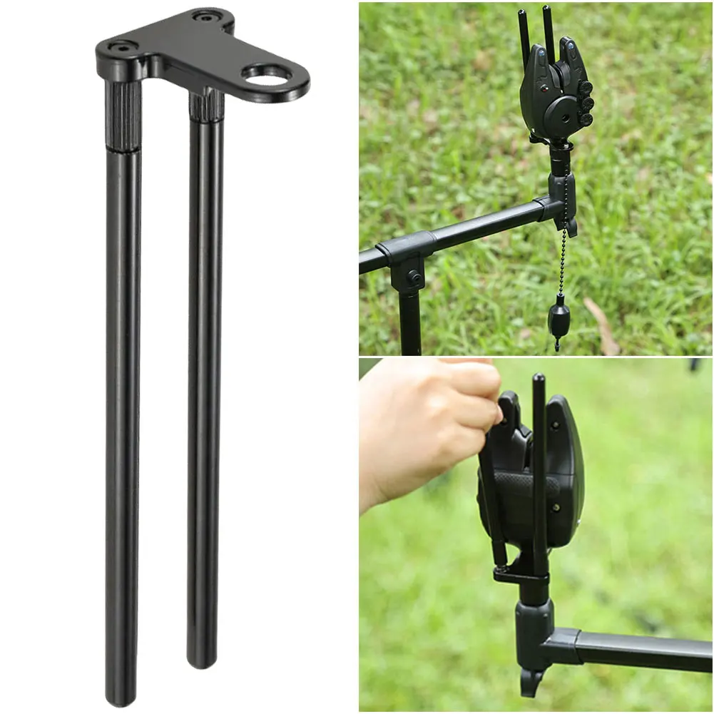 مجموعة أعواد مقاومة للرياح من سبائك الألومنيوم، منبه لدغة الصيد المحمول، مؤشر لدغة السمك خفيف الوزن لملحقات أدوات صيد الأسماك #1