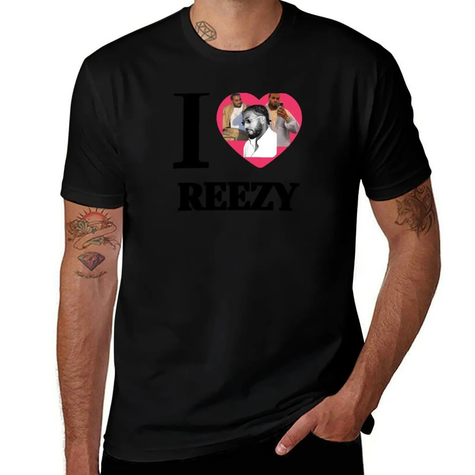 

I LOVE REEZY T-Shirt blacks shirts graphic T-shirts man mens designer clothes