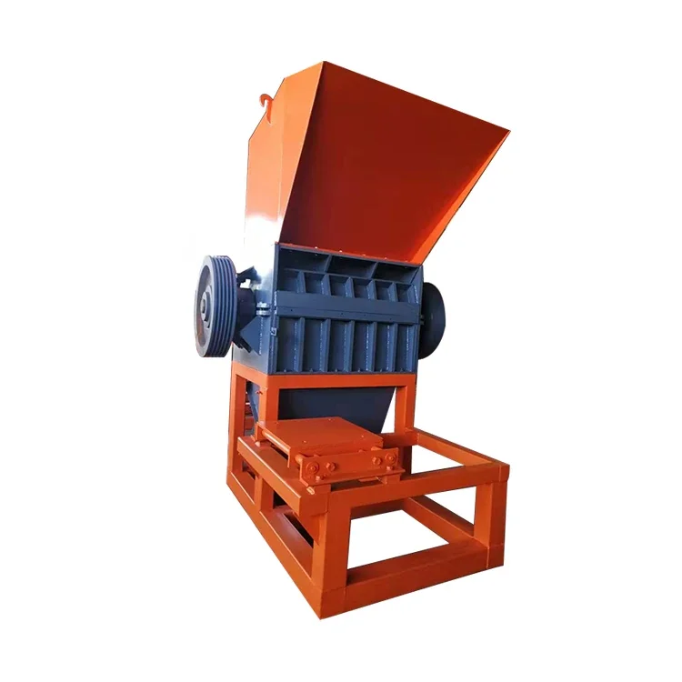 rubber Pe Pp Pvc Pet Waste Plastic Crusher Machine Prices Plastic Shredder Industrial Plastic Crushing Machine