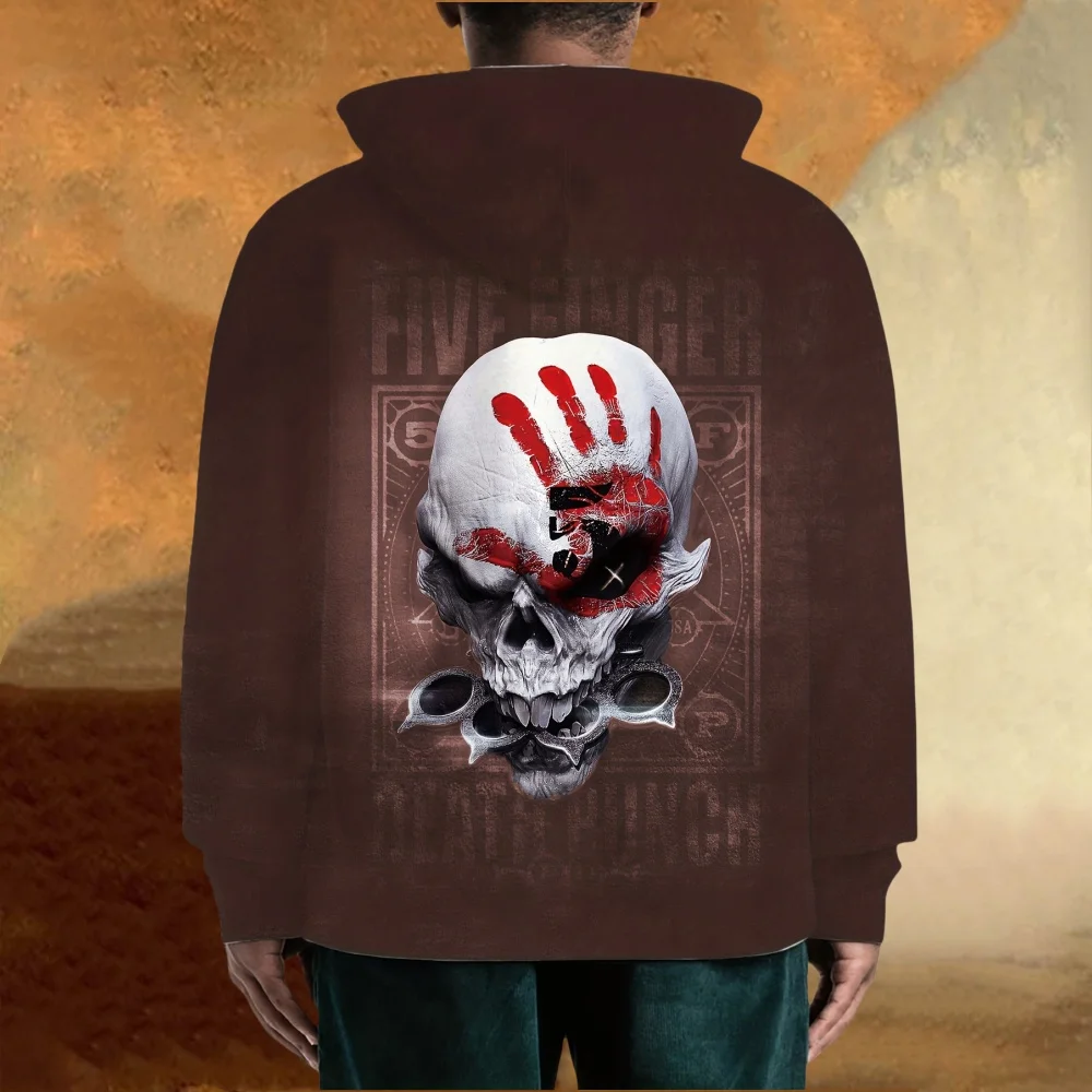 Halloween Man sweatshirts Trendy Skull Print Casual Sports Fall Pullover Hoodies Comforts Kangaroo Pocket Running Y2k Sweatshirt