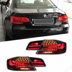 Pair Taillight assembly For 2006 2007-2013 BMW E92 335 M3 3-Series Sedan Coupe LCI brake lights, reverse the lights，turn signal