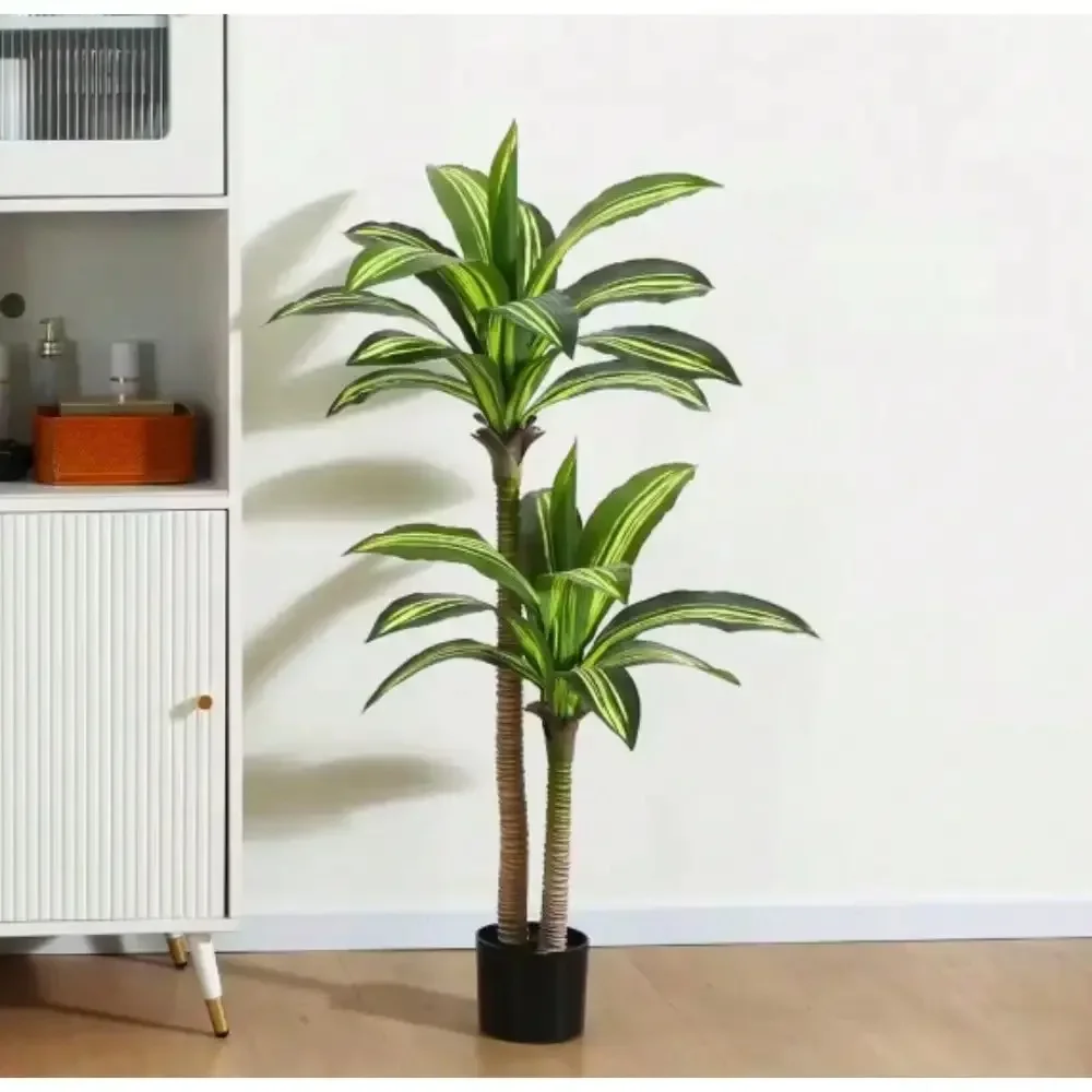 

Artificial Plants,Artificial Tree,Fake Tropical Plants Faux Potted Silk Floor Plant, It's the perfect for Housewarming and more