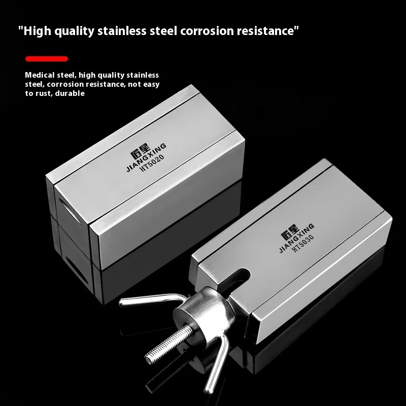 Nasal Knorpel Quetscher Edelstahl horizontales Muster mit Lock Squeezer 1 stücke