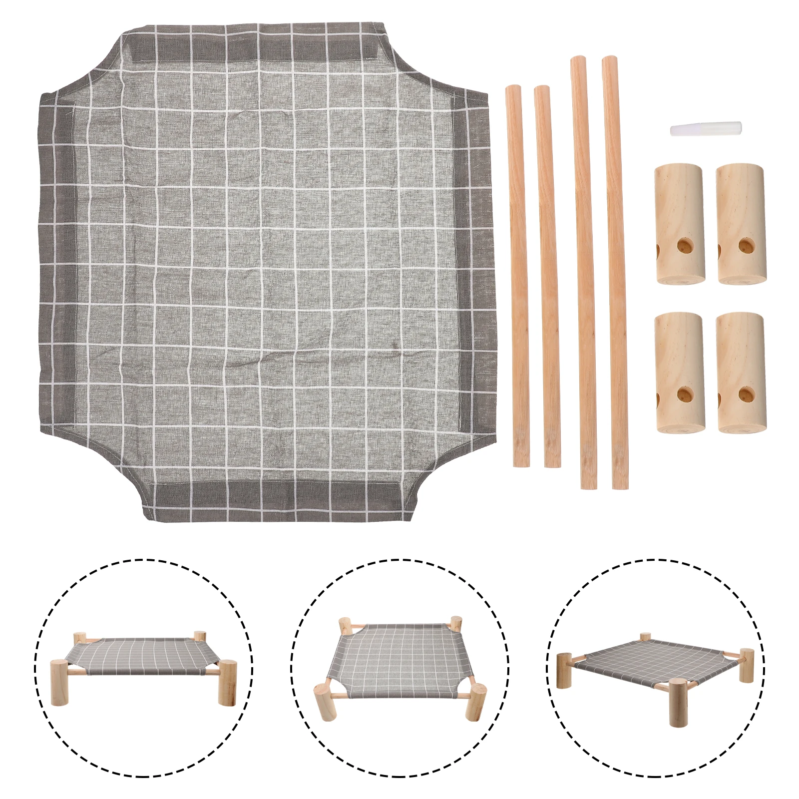 

Detachable Pet Hammock Bed Premium Elevated Sleeping Bed Washable Comfortable Home Pet Supply Cat Dog Small Animals