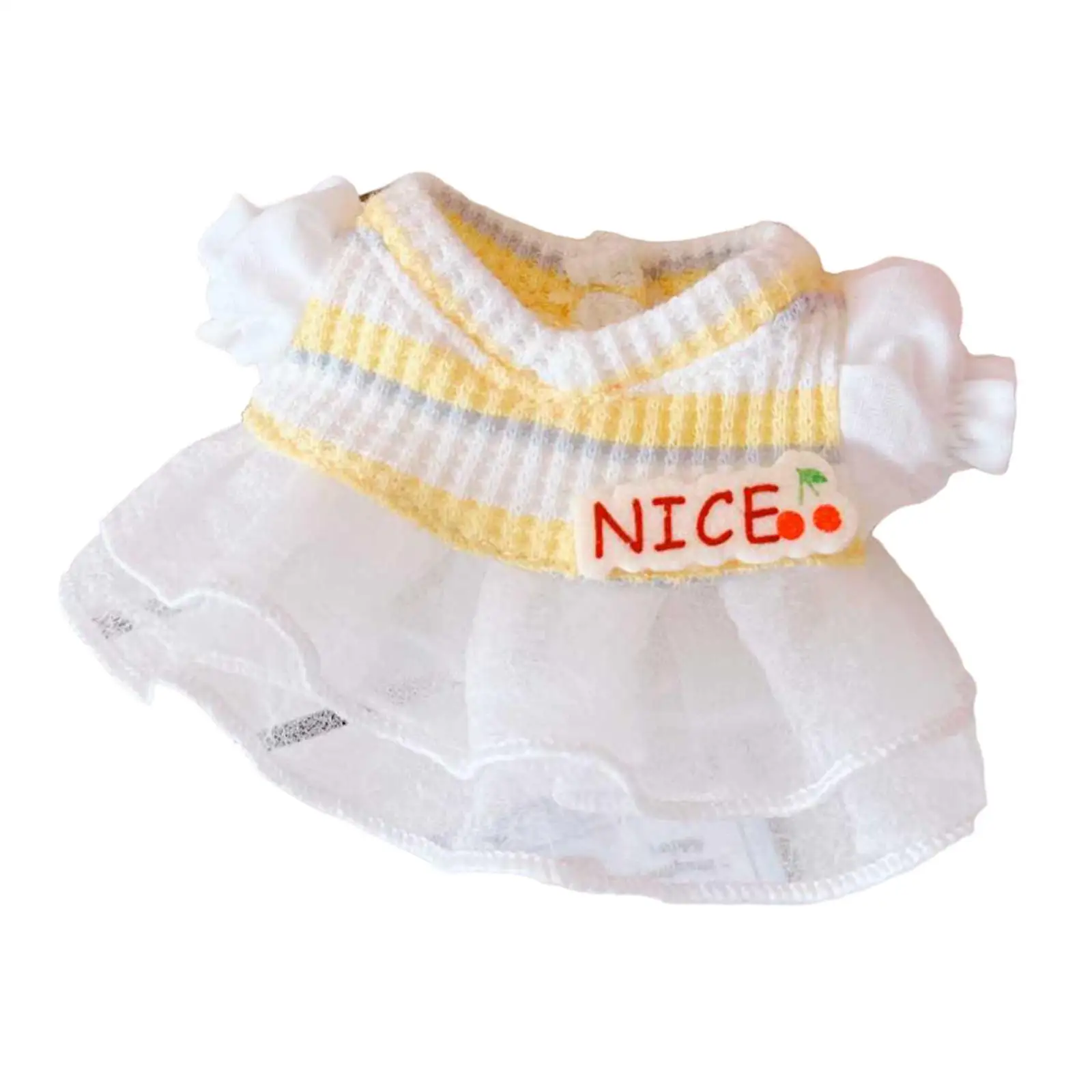 

Plush Doll Clothes,Photo Props,Doll Dress,Fashion,Costumes, Soft Doll Clothing Cartoon Stuffed Animals Clothes