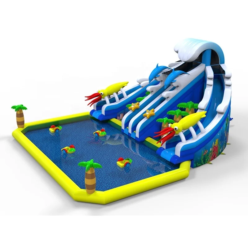 2020 Hot Sale Outdoor Inflatable Water Park On Ground For Kids And Adult