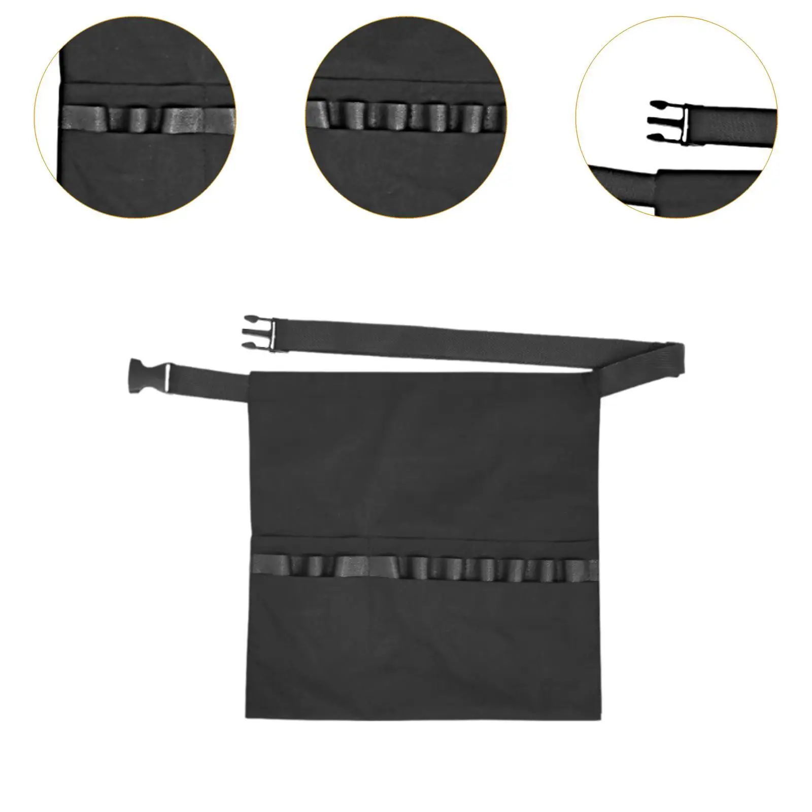Barber Apron Waist Belt with Pockets for Hair Cutting Tools Combs Faders Salon Stylist Accessories
