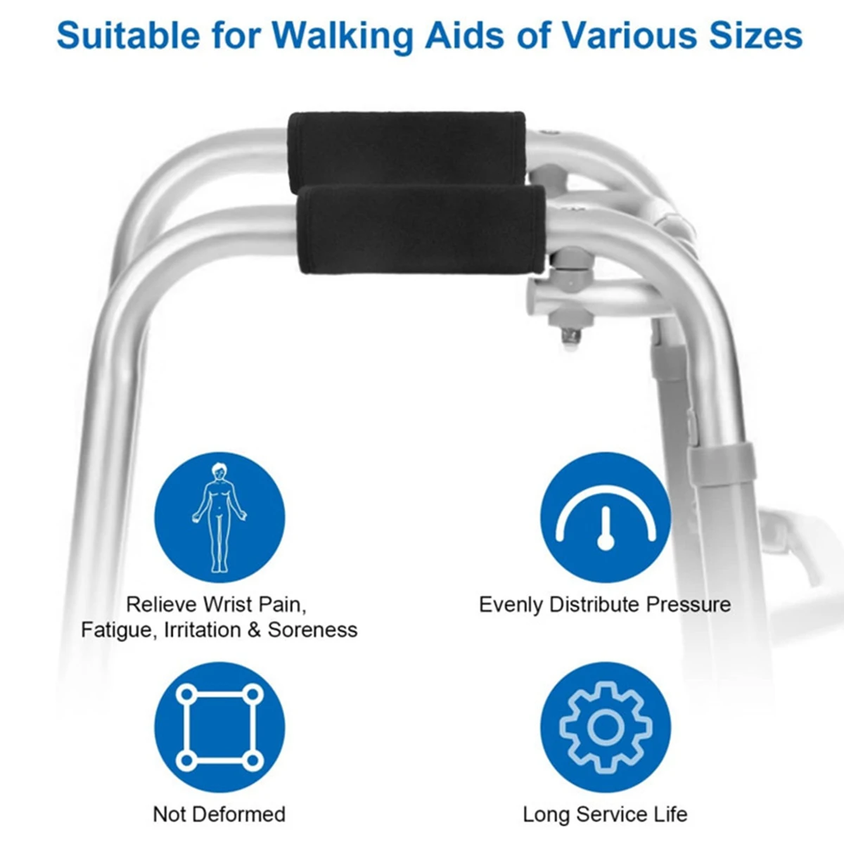 

N84R 2 шт. накладки на подлокотники для инвалидных колясок, бархатные чехлы на подлокотники для инвалидных колясок, нескользящая подушка для подлокотников для инвалидных колясок
