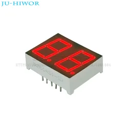 10pcs 10Pins 5261AS 5261BS 0.56 Inch 2 Digit Bits 7 Segment Red LED Digital Display Digitron Common Anode Cathode C-A C-C