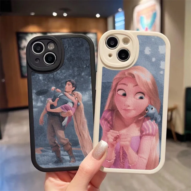 Rapunzel Phone Case For Iphone 15 14 Pro Max 13 12 11 Mini X Xr Xs 8 7 Puls Lambskin Silicone Cover