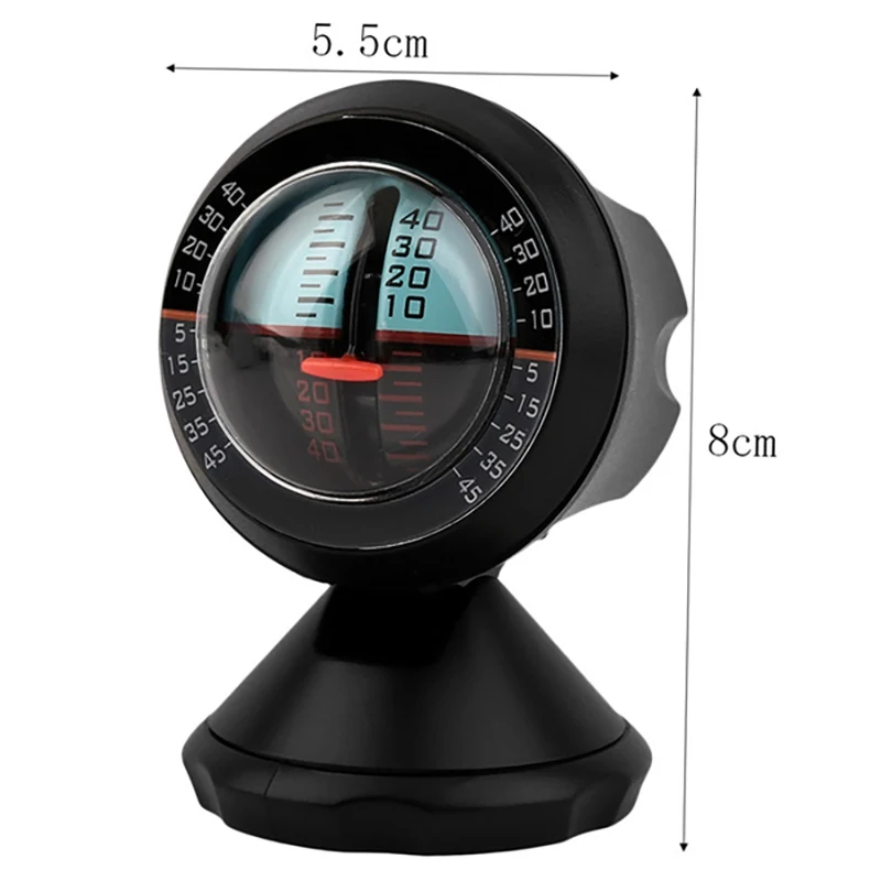 New Car Inclinometer Level Tilt Gauge Indicator Angle Slope Level Meter Finder Tool Gradient Balancer view 3