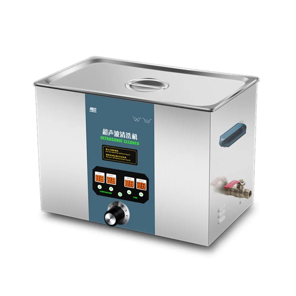 آلة التنظيف بالموجات فوق الصوتية الصناعية 30L مشهورة على نطاق واسع لمعدات المختبرات والأواني