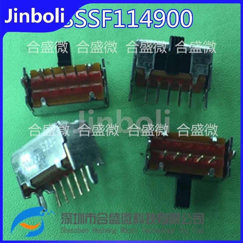 5PCS New Original Slide Switch SSSF114900 Toggle Switch 5Pin 3 Gear Switch 2 Lines