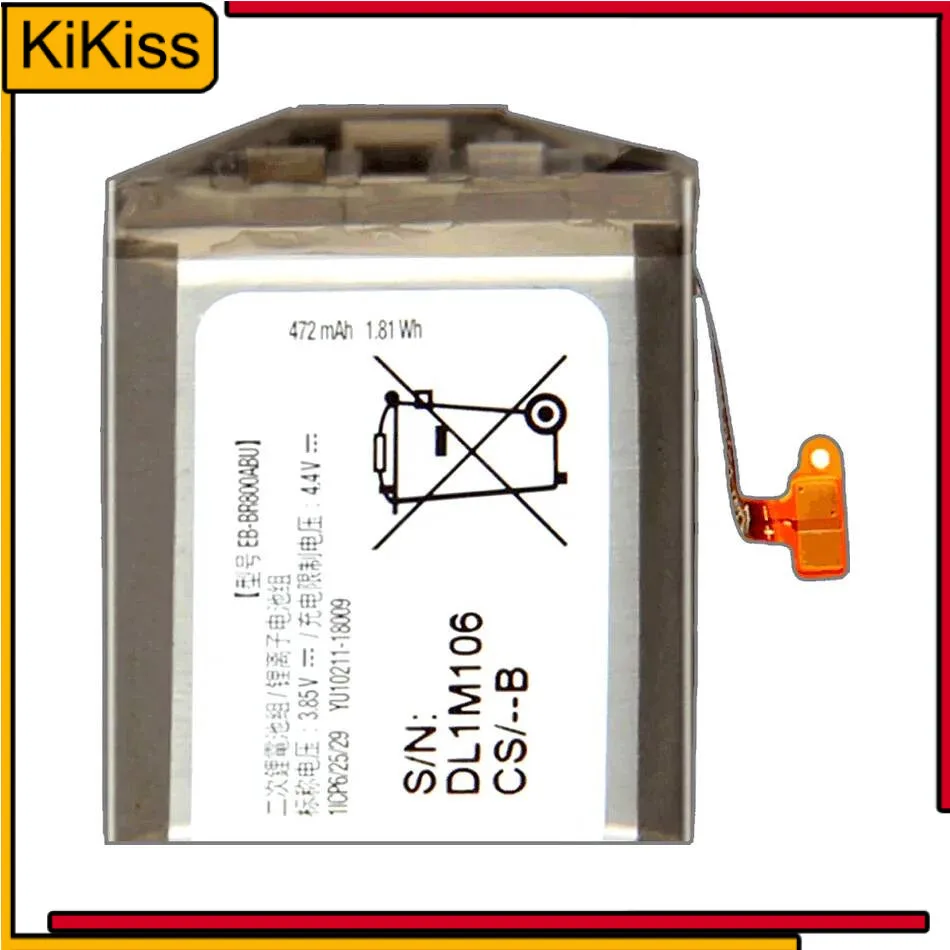 

Fast Charging EB-BR800ABU For Samsung Gear S4 46Mm SM-R800 SM-R810 SM-R805 Watch Battery 472Mah