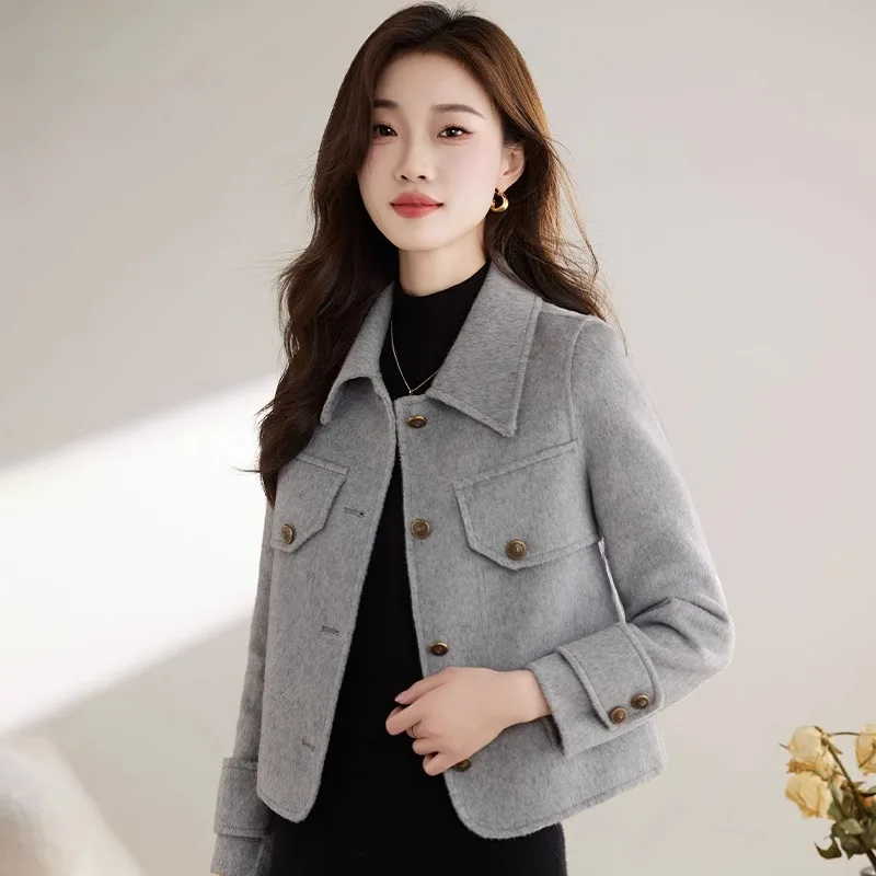 

Faionable ort Coat Jaet Women's 2024 New ular European Sle Small Size Sle Spring Autumn Winter Outerwear
