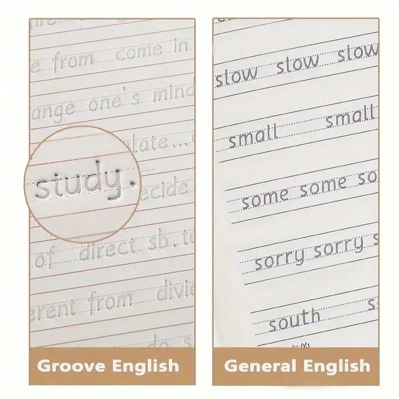 Junior high school students English pen four-line grid Hengshui English calligraphy practice sheet