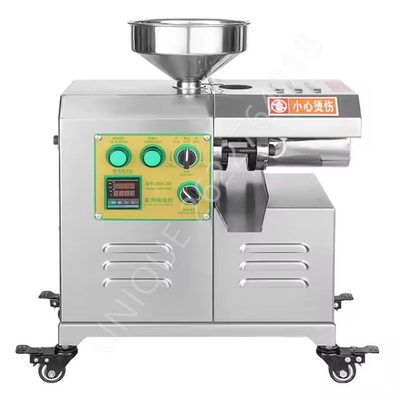 Automatic Commercial Oil Press Machine Stainless Steel Seed Cold Hot Mill Machinery Peanut Coconut Extraction