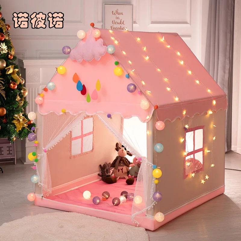 Kids tent indoor girl boy castle small house toy house princess dream bed game secret base
