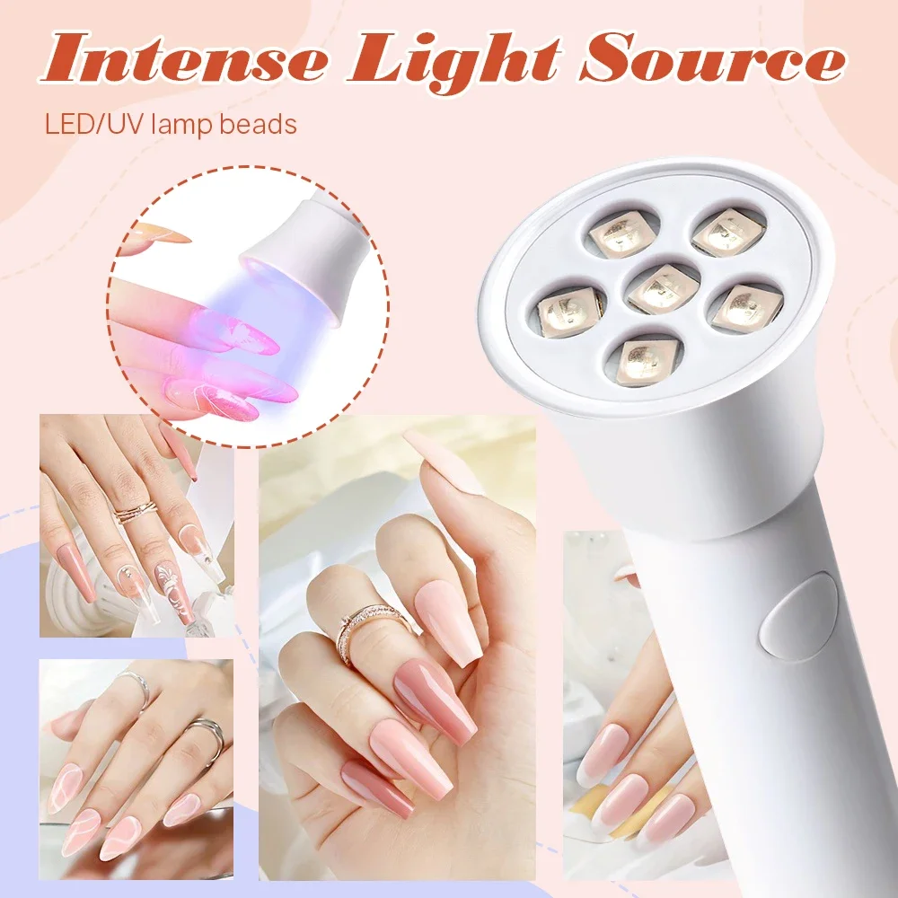يده LED مصباح لتجفيف الأظافر مصباح قابلة للشحن مصباح مانيكير صغير مجفف الأظافر ل هلام الأظافر قابلية مسمار الفن