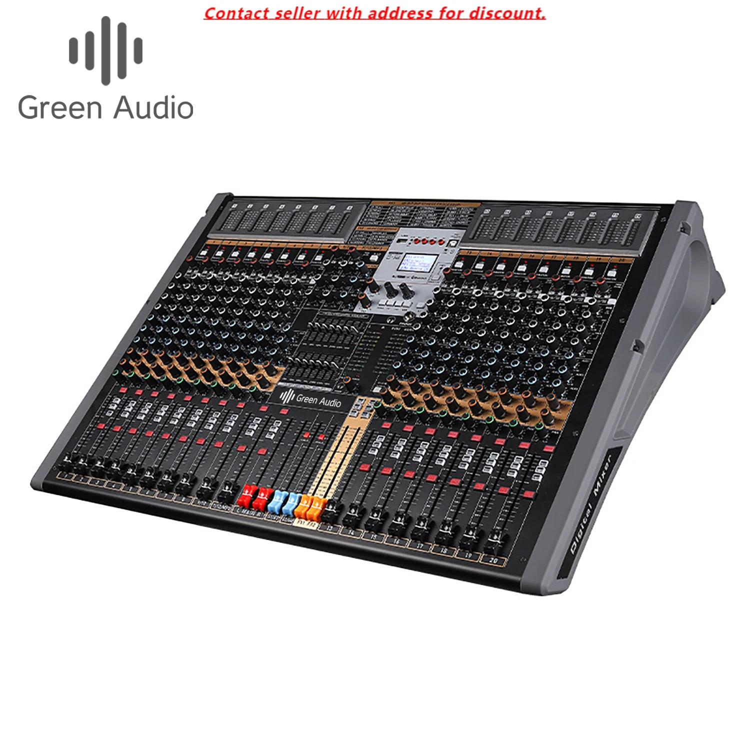 

GAX-TFB20 16-channel Stage DJ Mixer With Sound Card And With Output AUX Audio Mixer
