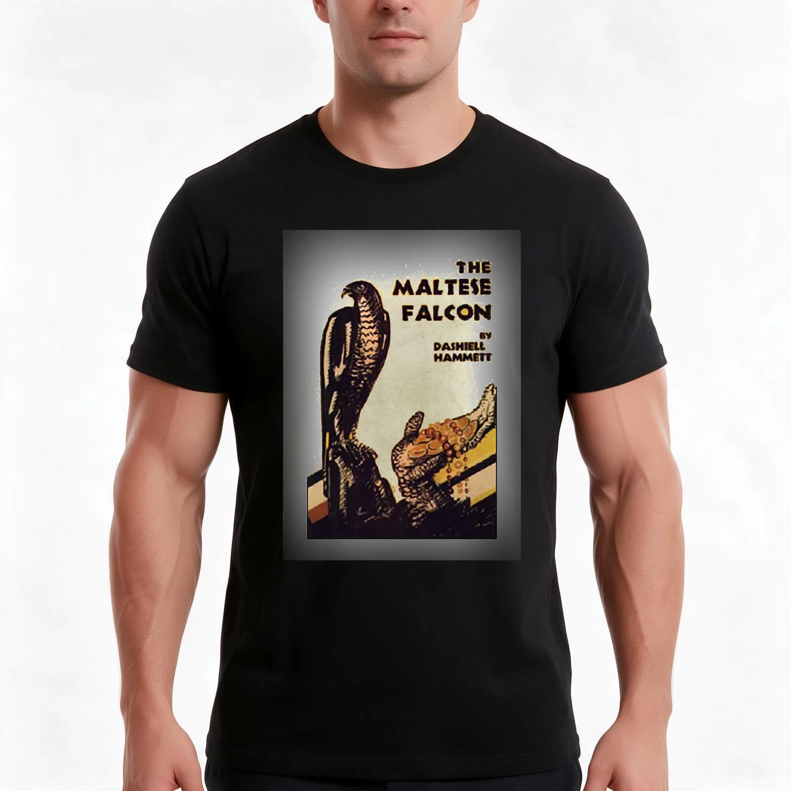 Funny Gift For Maltese Falcon Idol Gifts Fot You T-Shirt, Summer Casual Cotton Tee, Oversized Streetwear Tops, Unisex Men Women