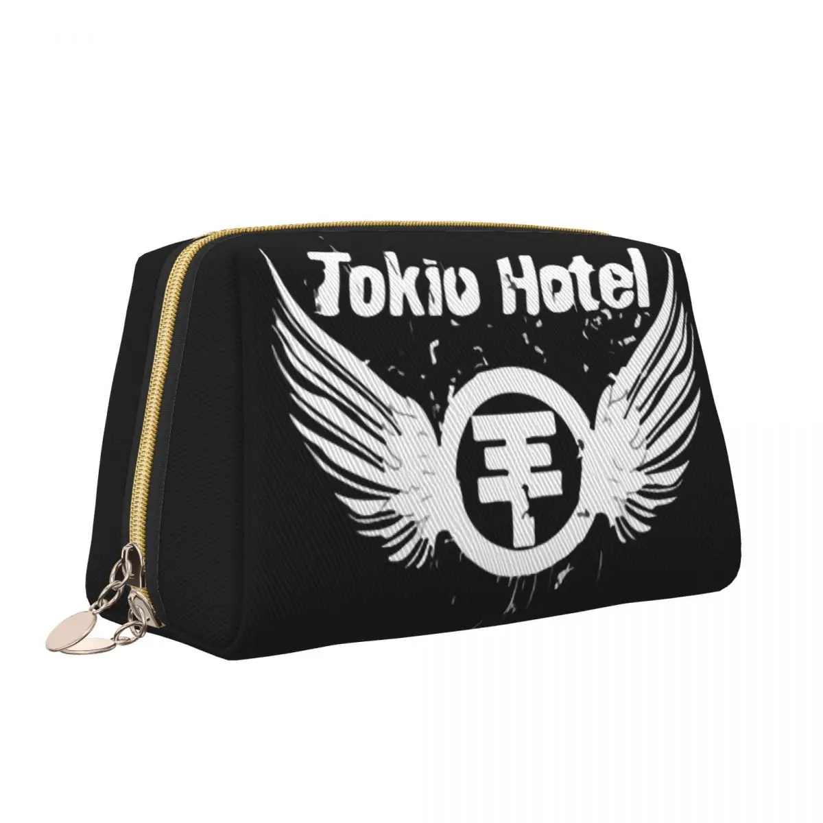 Heavy Metal Music Rock Tokio Hotels Logo Cosmetic Bag Women Cute Big Capacity Makeup Case Beauty Storage Toiletry Bags