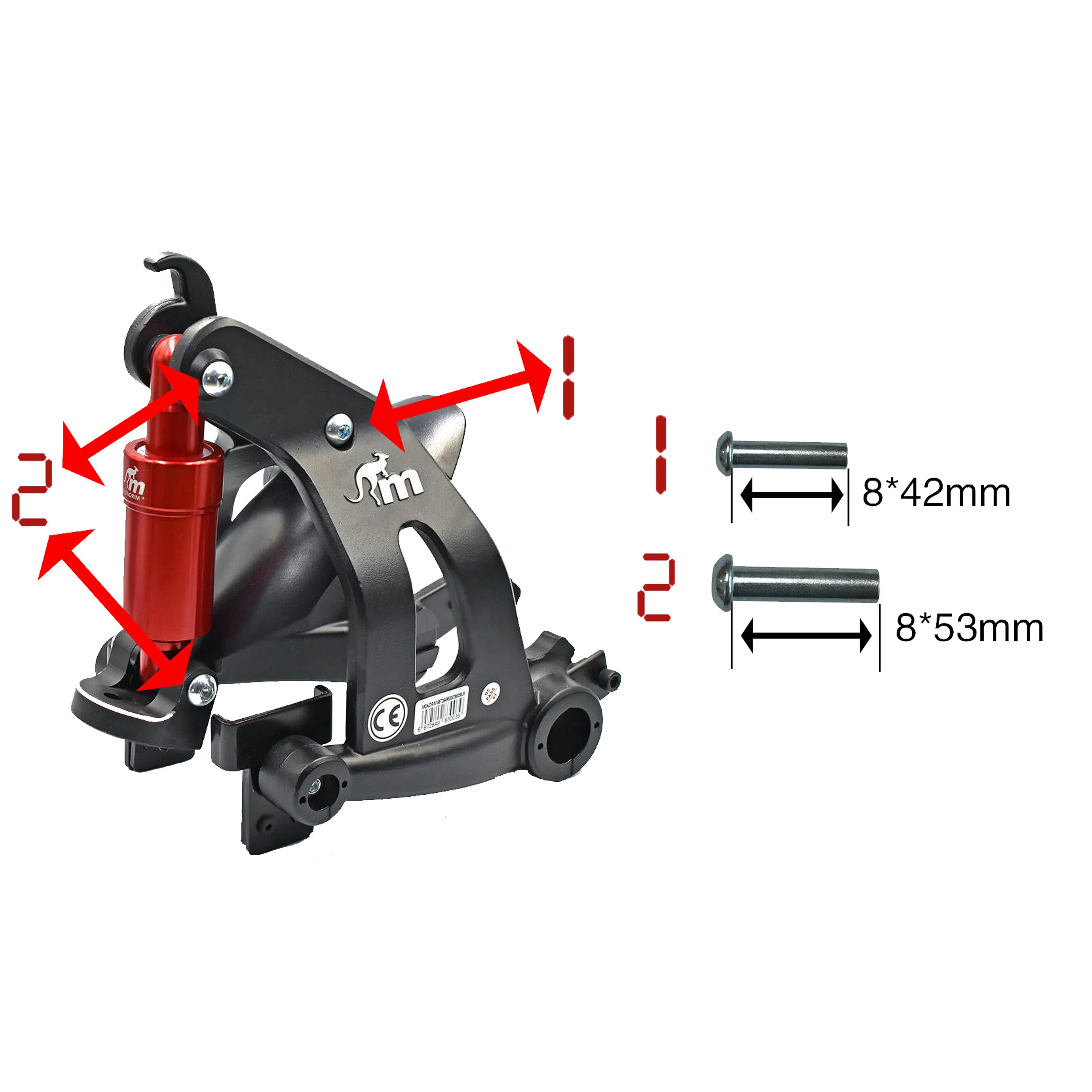 

Monorim Rear Suspension Special Bolt Replacement Kit for MR1/MXR1 DMR/DMXR