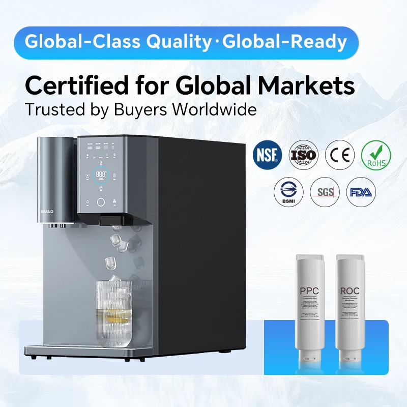 Countertop Reverse Osmosis (RO) Water Dispenser With Ice Maker