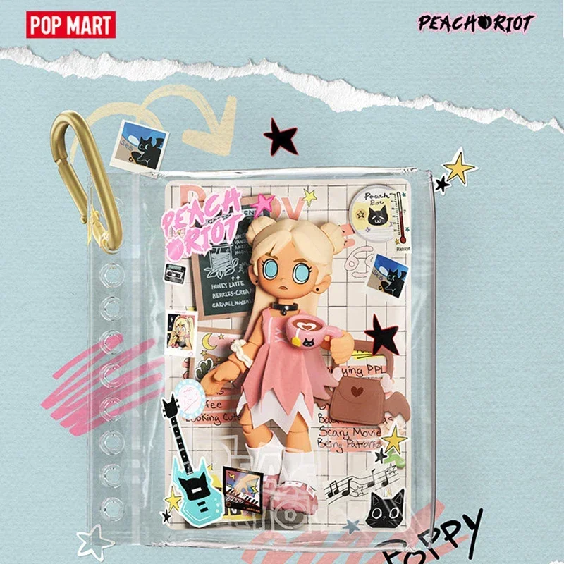 POPMART Peach Riot Carry The Music Series Block Pendant Trendy Mystery Box Anime Action Figure Blind Box Toys Model Dolls view 2