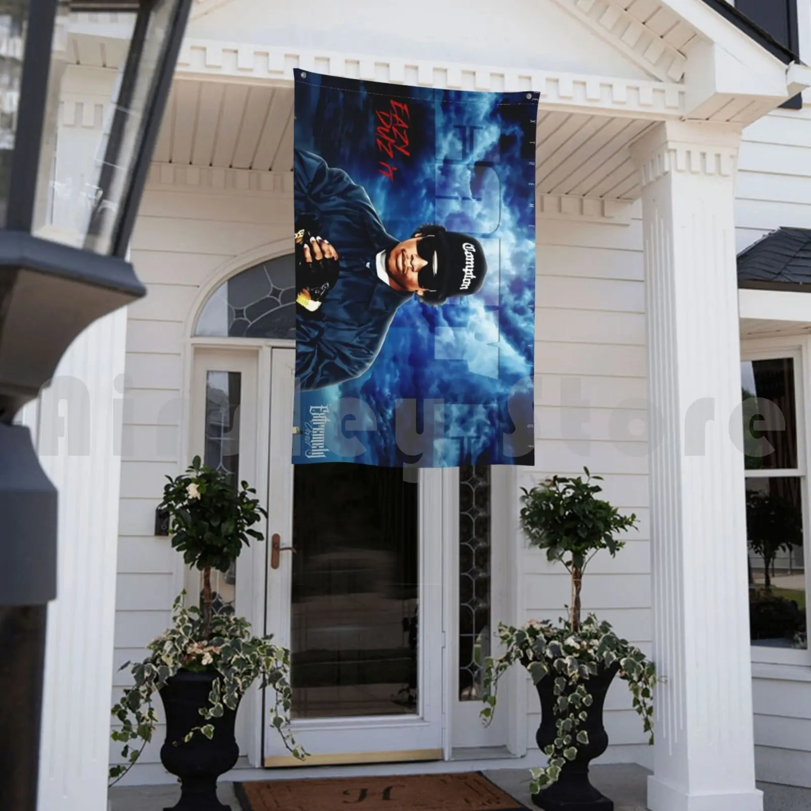 علم Eazy Duz It للديكور الخارجي، علم السيارة Easy E Ruthless West Coast Rap Nwa #4