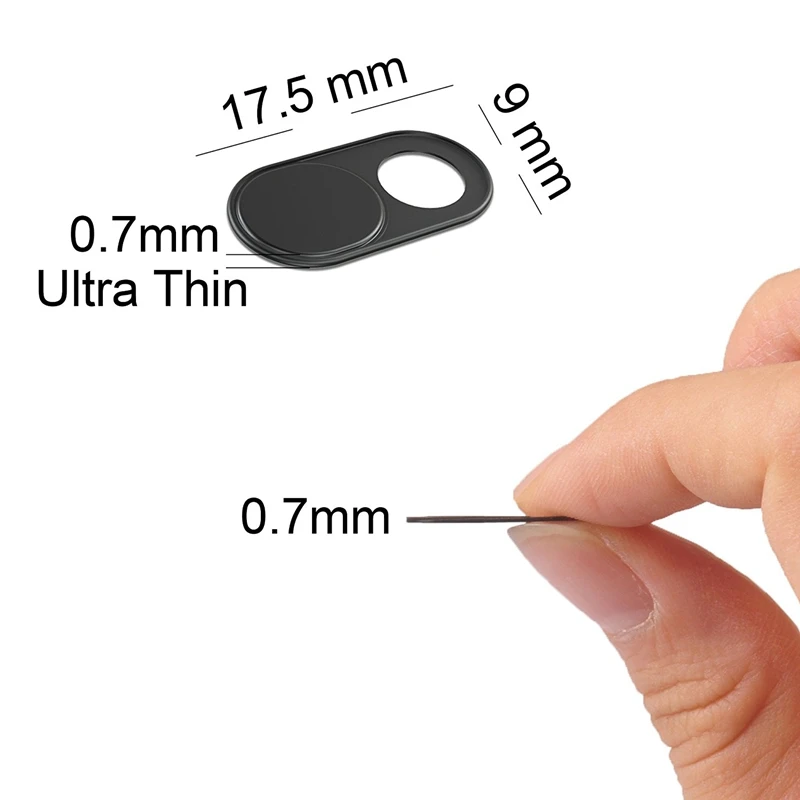 Webcam Covers (3 Pack), 0.7Mm Ultra Thin Web Camera Cover Blocker For Mobile Phone, Laptop, Computer, , Imac, Notebook, T
