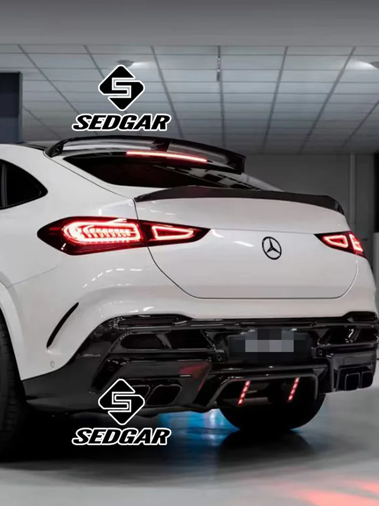 Voor 2020--2025 Mercedes-Benz GLE Coupe 350 450 Dakspoiler LD Stijl Hoge Kwaliteit Koolstofvezel Spoiler Kofferbak Boot vleugel Spoiler - afbeelding 2