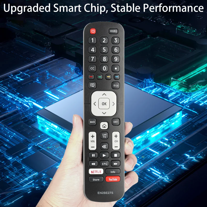 EN2BE27S Remote Control Compatible With Sharp LCD TV LC-32S1800H LC32S1800H LCD Series Replacement Controller With Netflix