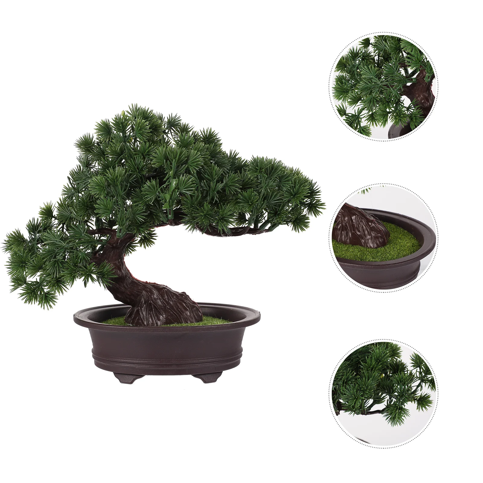 Pijnboom Ingemaakte Decoratie Buiten Kunstplanten Binnenornament Nep Bonsai Kantoorbomen