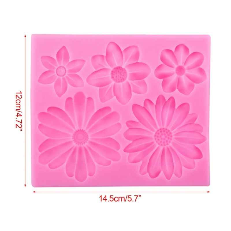 3D Silicone Flexible Mould Clay Resin Ceramics Candy Fondant Candy Chocolate Soap Mould Drop shipping image 6