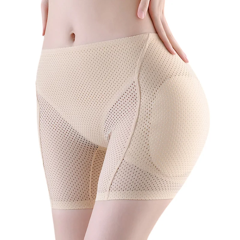 Women's Padded Tummy Control Panties High Quality Control Leggings Panties Mesh Ventilate High Waist Removable Padded Panties