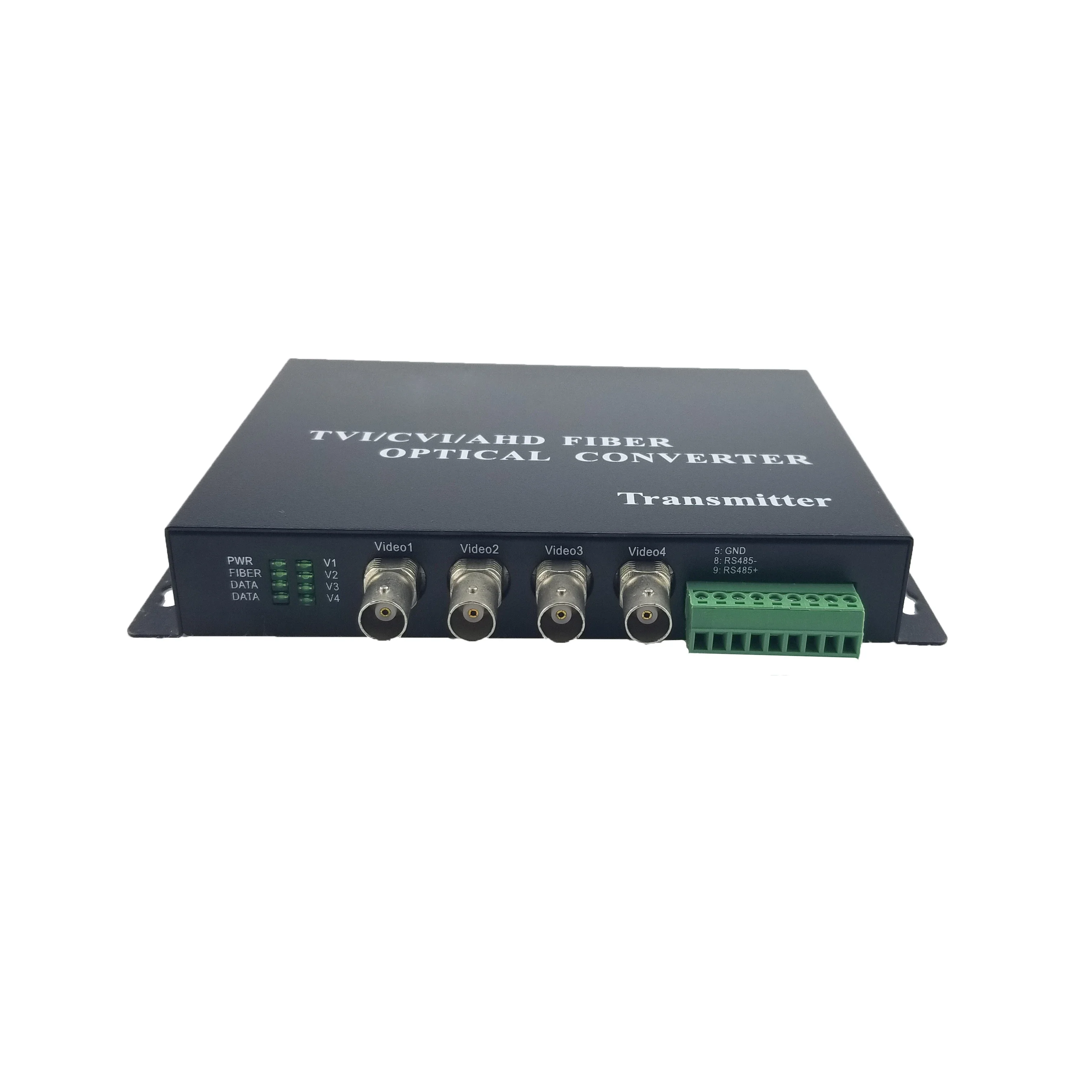 

In stock 4 Channel Video CVI/TVI/AHD HD 720/960/1080P BNC To Fiber Video Digital Optical Converter