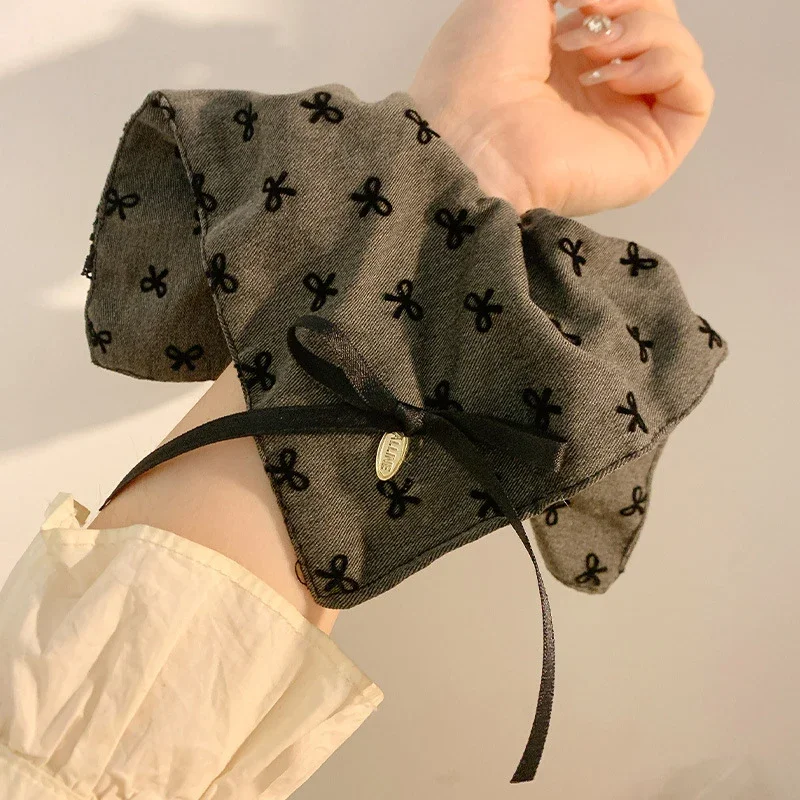 

Elegant Large Square Scarf Hair Circle For Women Girls Elastic Satin HairBands Hair Ties Fashion Headband Hair Accessories