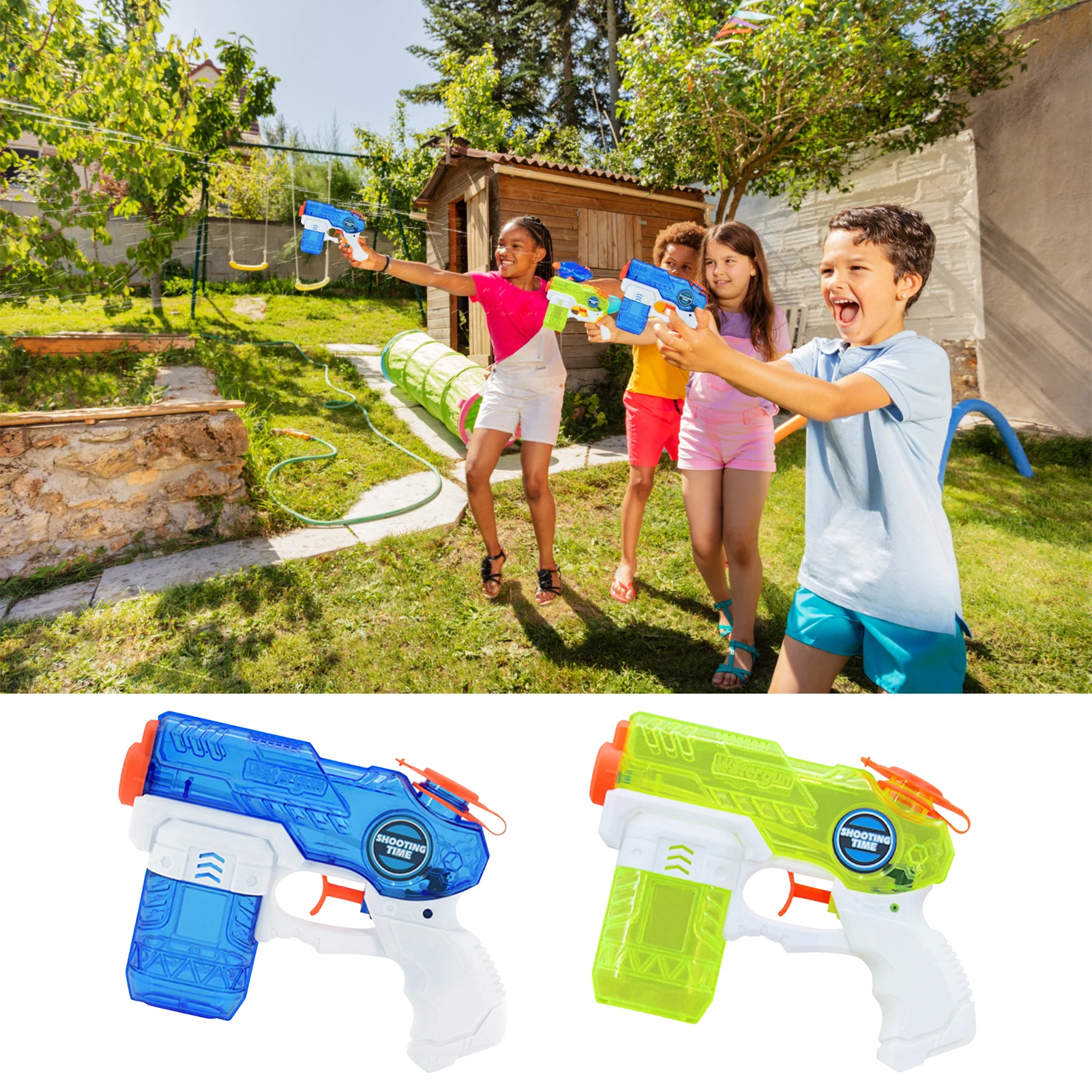 Brinquedo infantil com pistola de água, tipo imprensa, verão, luta de praia, brinquedos infantis, ao ar livre, jogo de piscinas