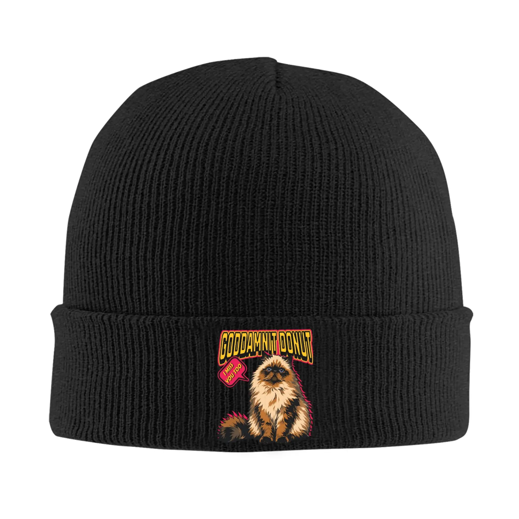 Goddamnit Donut, Dungeon Crawler Carl Princess Donut Beanie Hats  Bonnet Hats Adult Unisex Hip Hop Gym Knitting Hat Elastic Caps