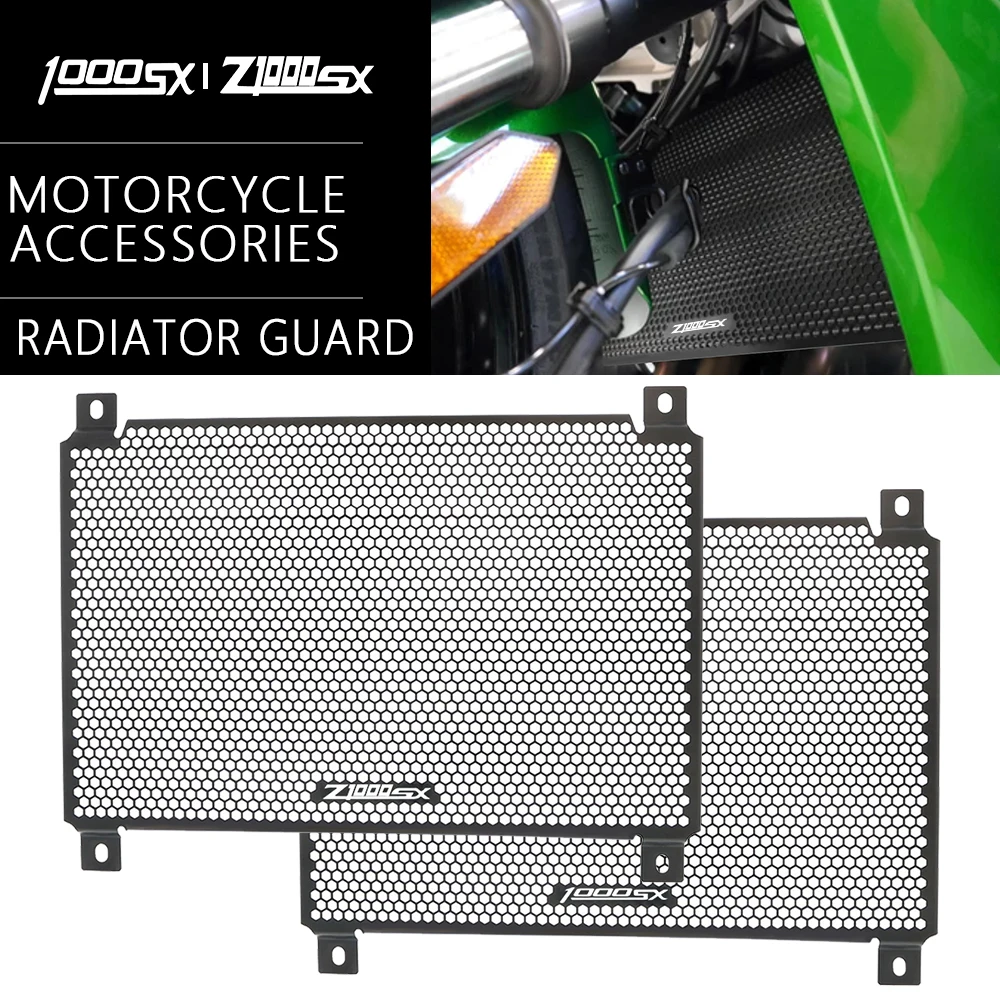 

For KAWASAKI NINJA1000SX Z1000SX NINJA 1000SX Z1000SX 2021-2023 2022 2024 Motorcycle Radiator Guard Grille Cover Protector Grill