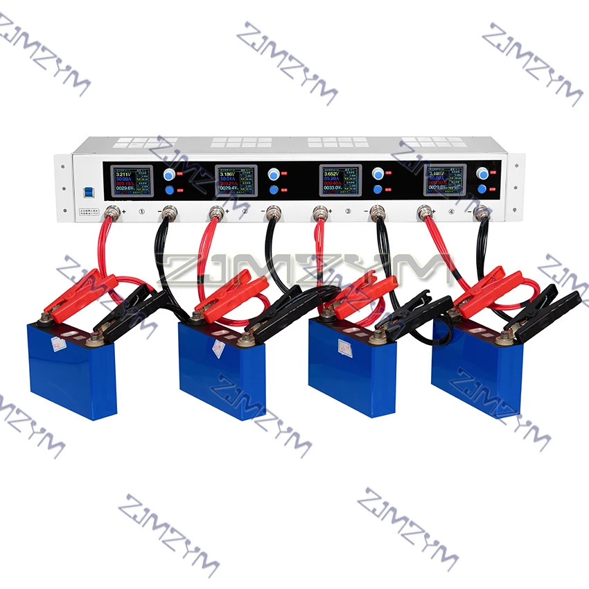 YPSDZ ad alta precisione 4 canali 5V 50A rilevatore di scarica di carica pacco batteria bilanciamento di tensione tester di capacità della batteria al litio