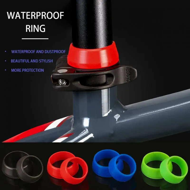 Toopre Mtb Seatpost Dust Cover Bicycle Waterproof Canote Silicone Protective Case Dropper Seat Tube Protector Road Bike Post