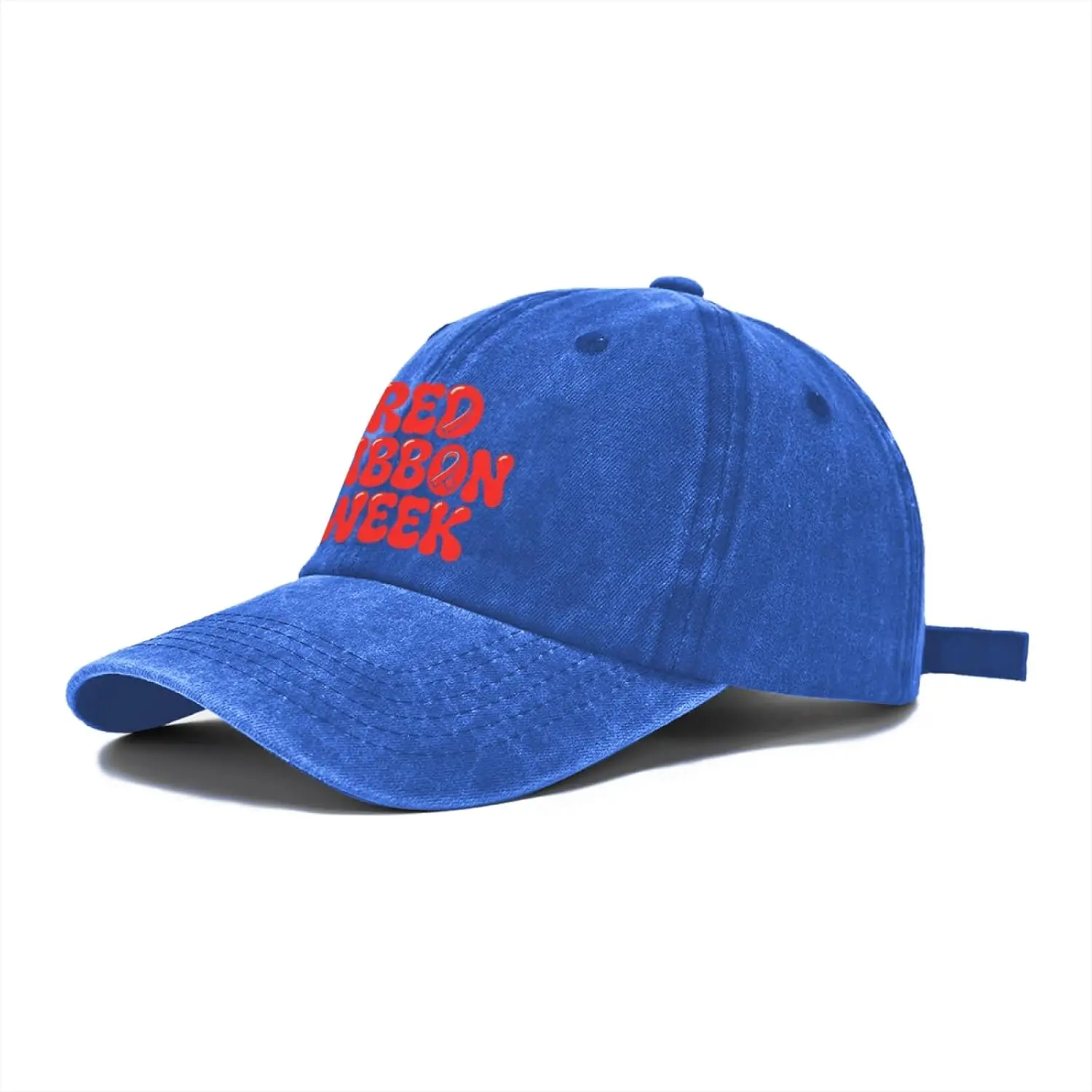Red Ribbon Week Baseball Hats for Women