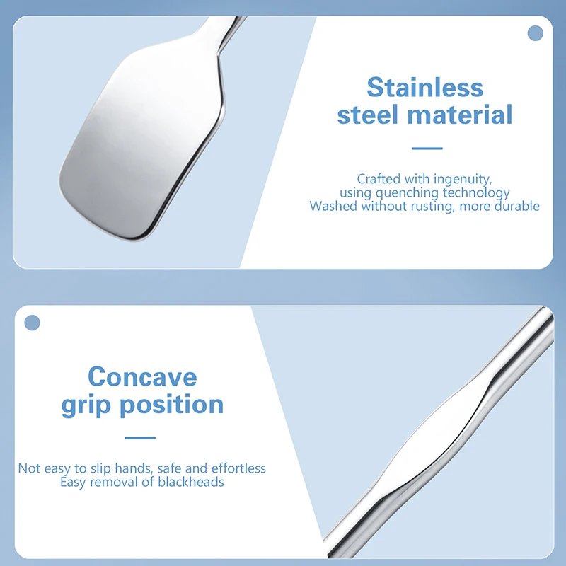 مزيل الرؤوس السوداء بثرة بوبر أداة حب الشباب إبرة إزالة العلاج Comedone Whitehead ظهرت Zit الأنف الوجه العيب النازع #4