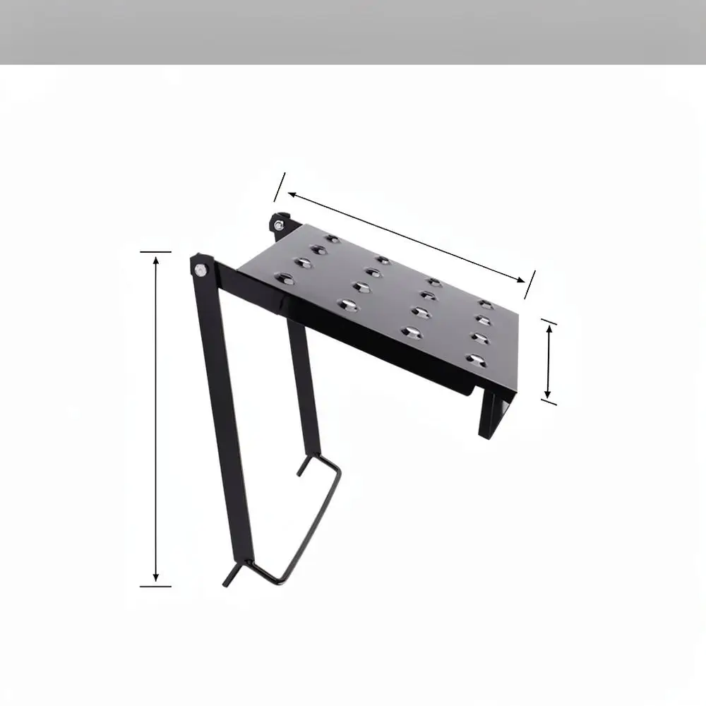 Heavy Duty Ladder Tray Organizer Aluminum Tool Rack For Folding Ladders Professional Storage Solution Home Repair
