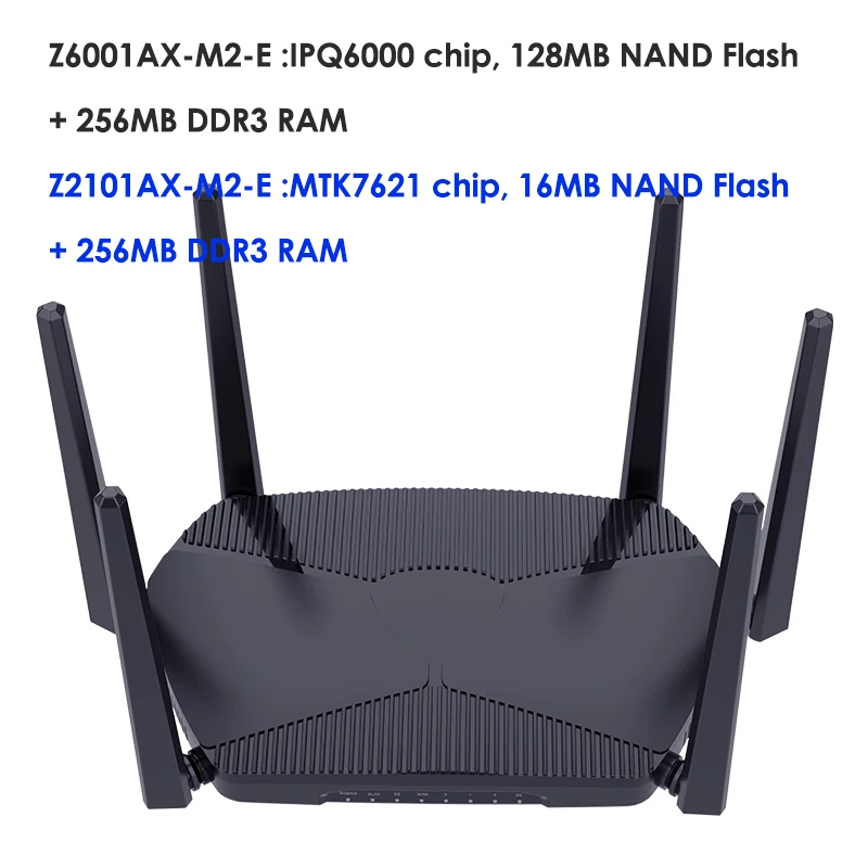 ZBT SIM 5G Router Openwrt WiFi6 Repetidor Mesh 1750Mbps 256MB RAM 2.4Ghz 5Ghz Wireless WIFI MU-MIMO 4G Antenna per dispositivo 128