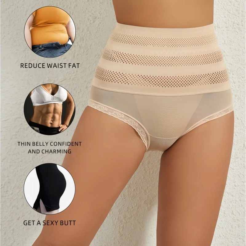 1PC delle Donne Bodyshaper Mutandine Pancia Rafforzamento Pantaloni Sollevamento Del Corpo A Vita Alta Pancia Controllo Anca Fondo Biancheria Intima